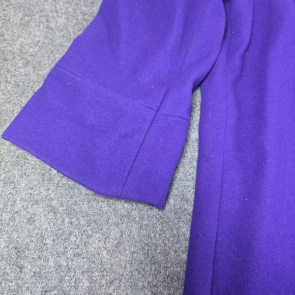 Donnybrook Women's Purple Wool Blend Shawl Collar Coat Size 6P - Picture 12 of 16